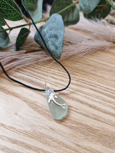 Seafoam whisper Seaglass Necklace