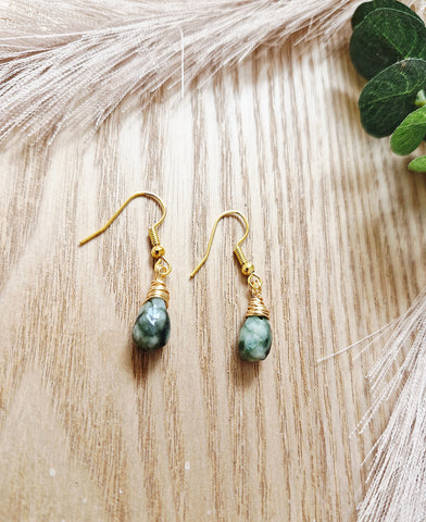 Emerald stone Earrings