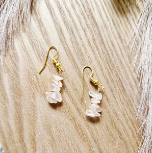 Rose Quartz Earrings