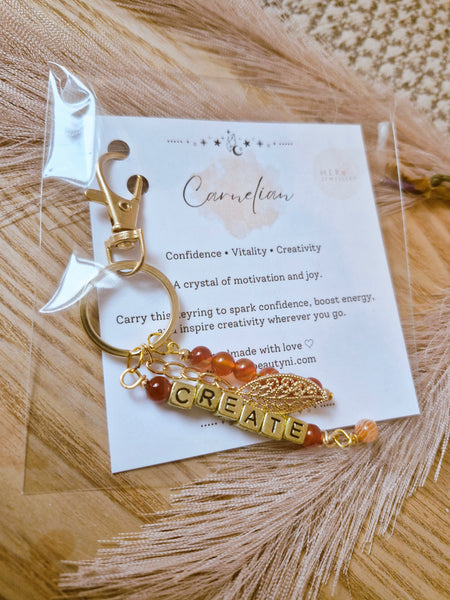 Carnelian (create) Keyring
