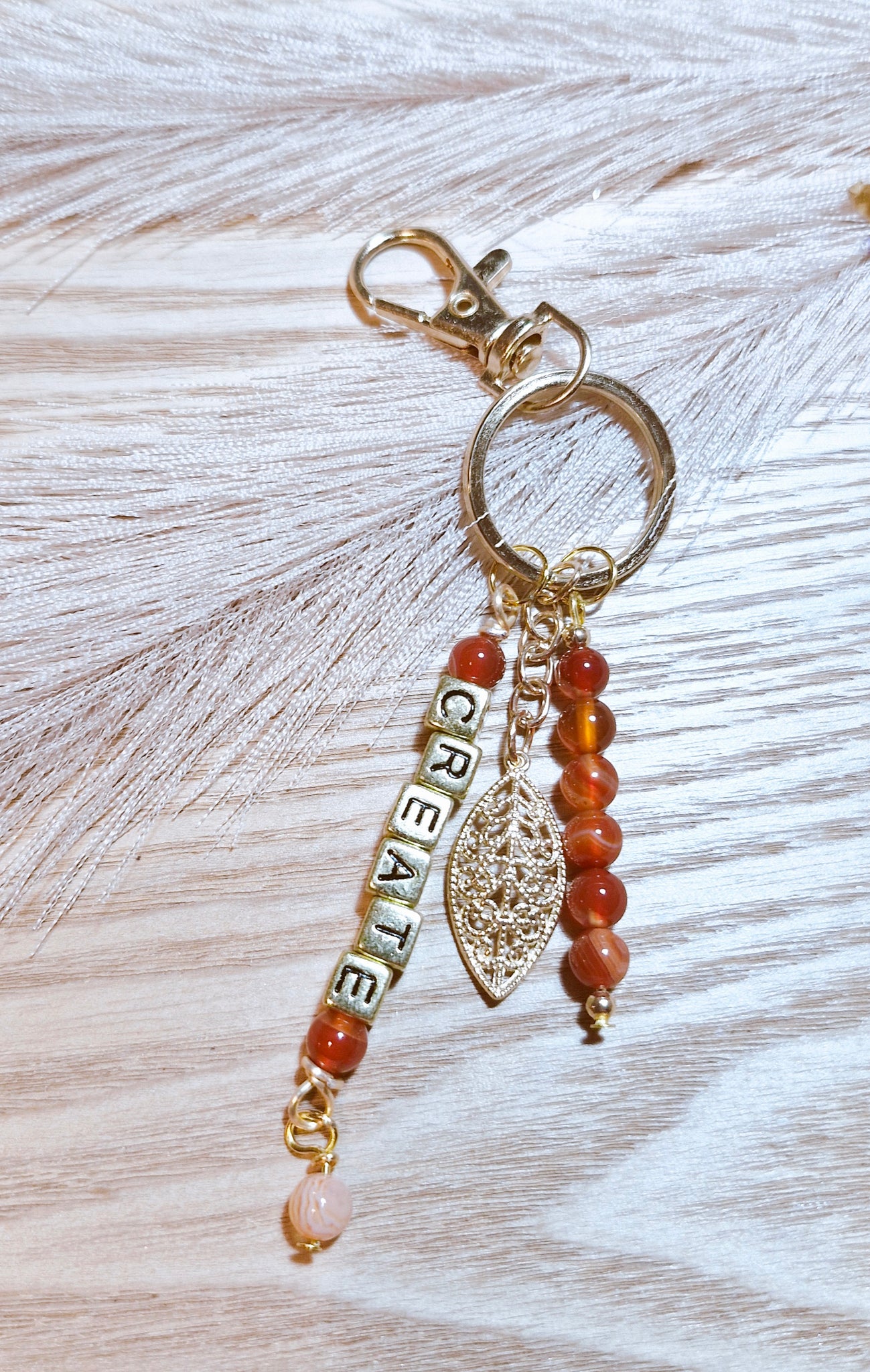 Carnelian (create) Keyring