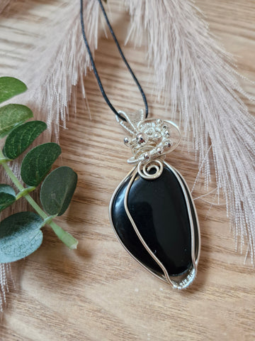 Black Obsidian Pendant