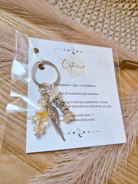 Citrine (joy) Keyring
