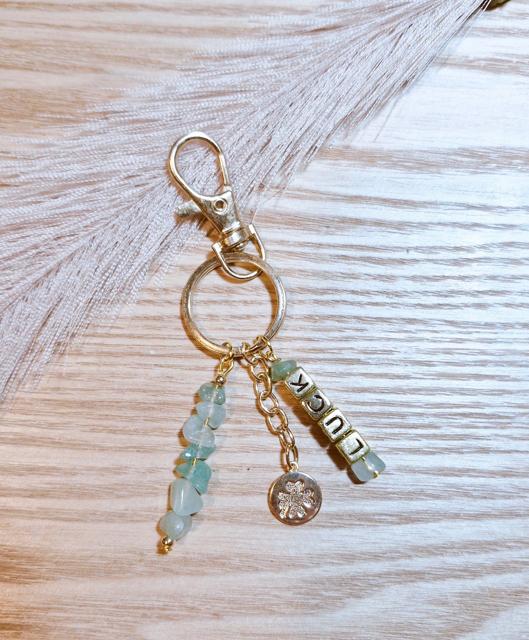 Aventurine (luck) Keyring