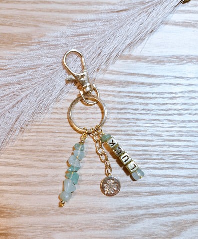 Aventurine (luck) Keyring