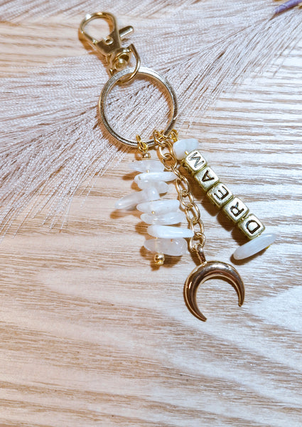 Moonstone (dream) Keyring