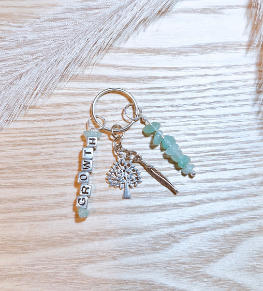 Aventurine (growth) Keyring